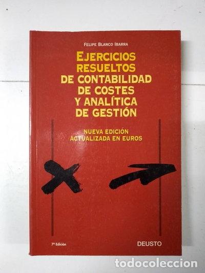 Livres: Ejercicios resueltos de contabilidad de costes y anal&iacute;tica de gesti&oacute;n- 9788423418718