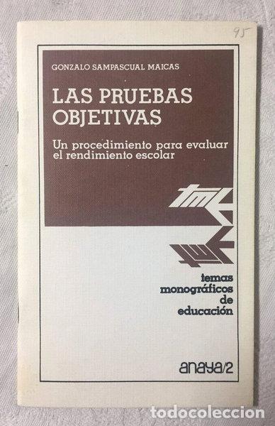Libros: Pruebas objetivas- 9788420719863