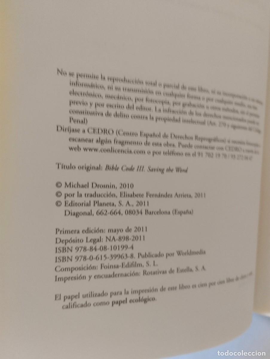 Libros: El C&oacute;digo Secreto de la Biblia III La predicci&oacute;n Final - Foto 2