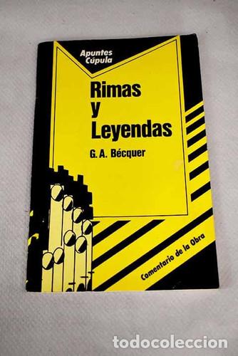 Libros: Rimas y leyendas G.A. Becquer - Pablo Carrascosa Miguel
