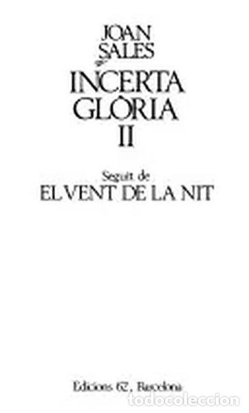 Libros: Incerta gl&ograve;ria II- 9788429719222