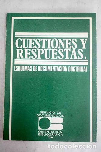 Livres: Cuestiones y respuestas (Esquemas de Documentaci&oacute;n Doctrinal)