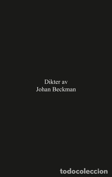 Libros: Dikter av Johan Beckman- 9789180577991