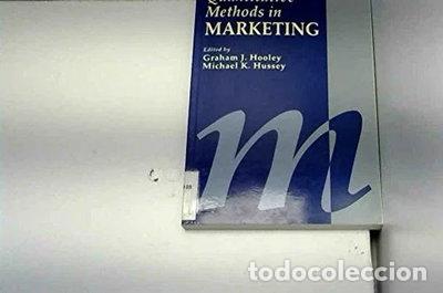 Libros: Quantitative Methods in Marketing- 9780030990205