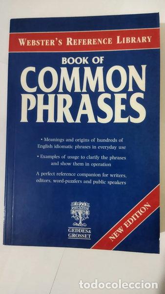 Libri di seconda mano: Book of Common Phrases- 9781842051795