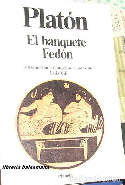 Libros: El banquete. Fed&oacute;n- 9788432038754