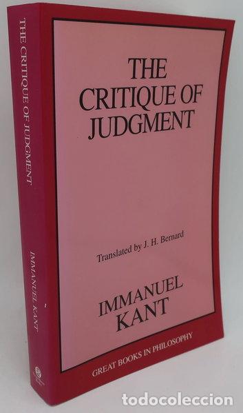 Libros: The Critique of Judgment- 9781573928373