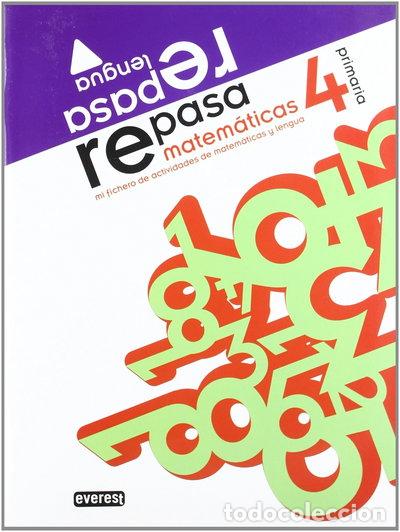 Libros: Repasa. 4&ordm; Primaria: Mi fichero de actividades de matem&aacute;ticas y lengua- 9788444172446