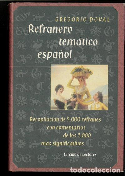 Libros: Refranero tem&aacute;tico espa&ntilde;ol- 9788422669463