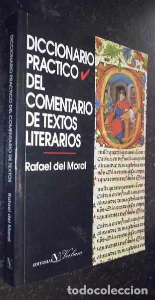 Libros: Diccionario pr&aacute;ctico del comentario de textos literarios- 9788479620714