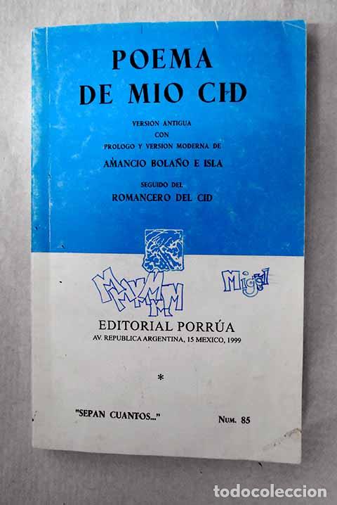 Livros em segunda m&atilde;o: Poema de M&iacute;o Cid: : Porr&uacute;a.