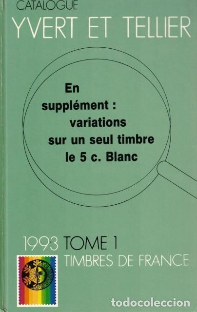Livros em segunda m&atilde;o: CATALOGUE YVERT ET TELLIER 1993. TOME I - YVERT ET TELLIER
