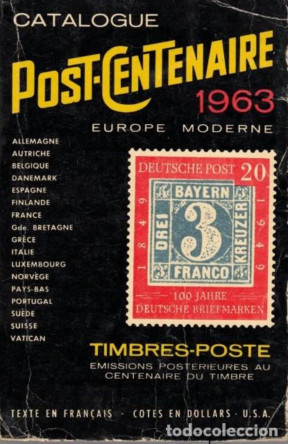 Libros: Catalogue Post Centenaire 1963 Europe Moderne - Andre Maille