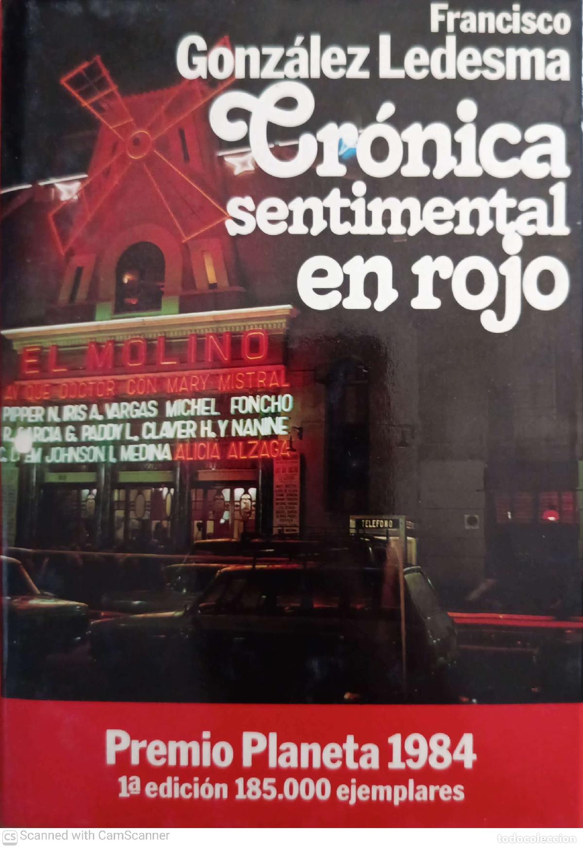 Libros: Cr&oacute;nica sentimental en rojo - Francisco Gonz&aacute;lez Ledesma