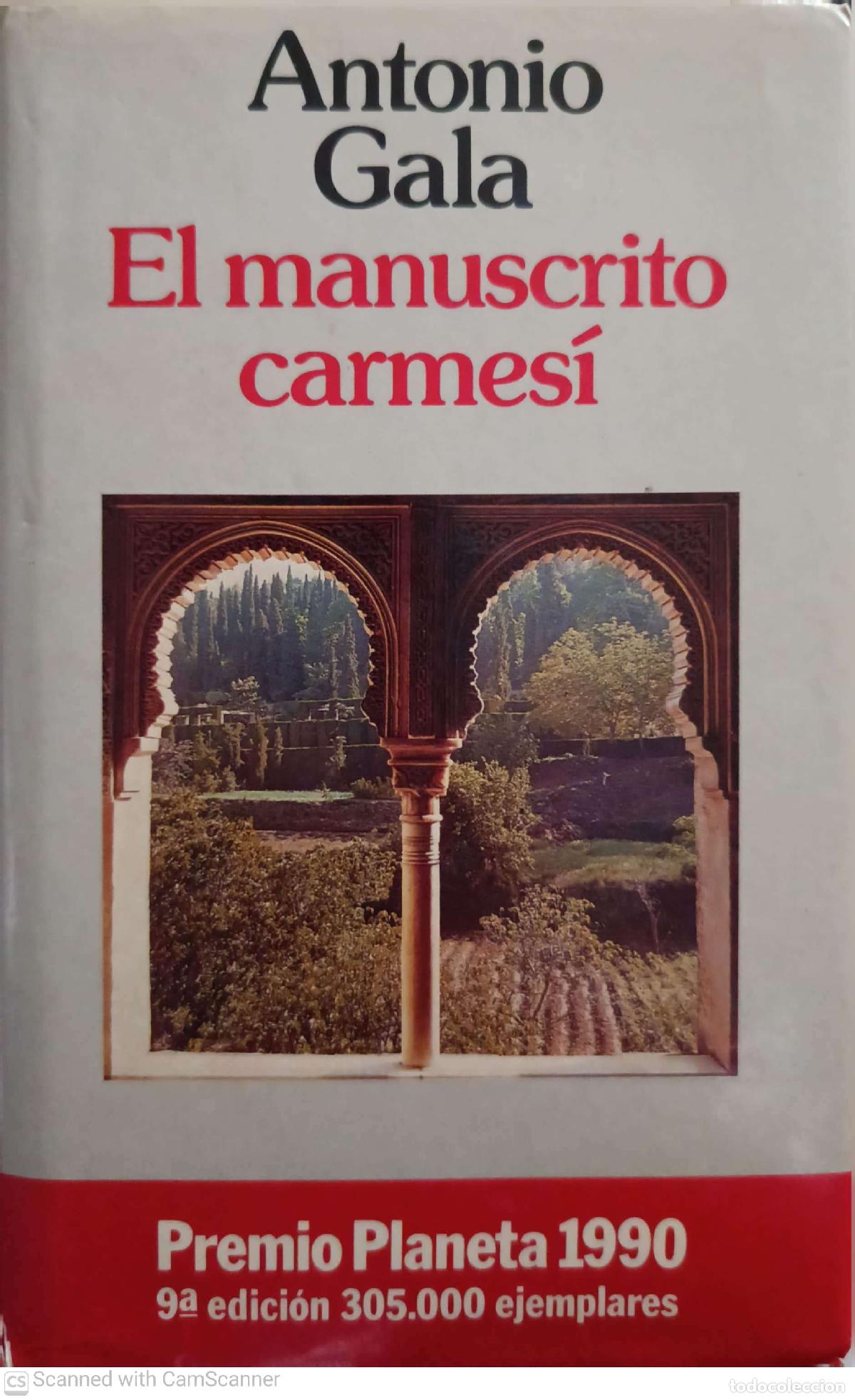 Libros: El manuscrito Carmes&iacute; - Antonio Gala - Foto 1
