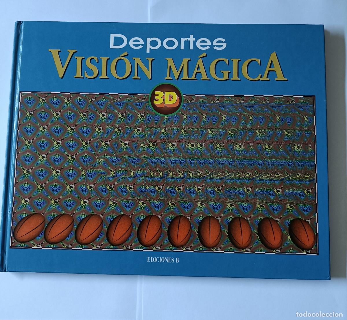 Libros: Libro VISI&Oacute;N M&Aacute;GICA 3D DEPORTES 1994 Ediciones B similar a ojo magico