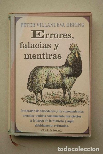 Libri di seconda mano: Errores, falacias y mentiras- 9788422682301