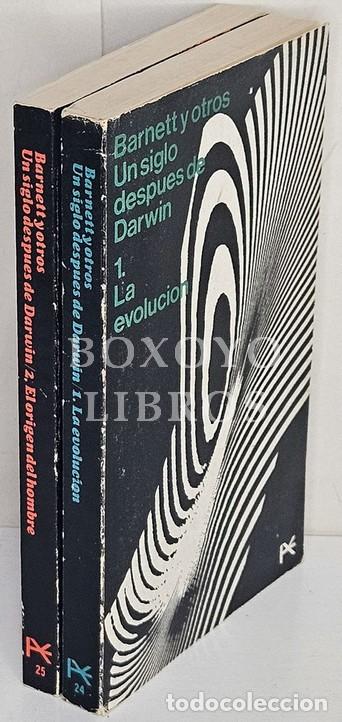 Libros: BARNETT Y OTROS. Un siglo despu&eacute;s de Darwin. Traductor: Faustino Cord&oacute;n. Tomo 1: La evoluci&oacute;n. Tomo