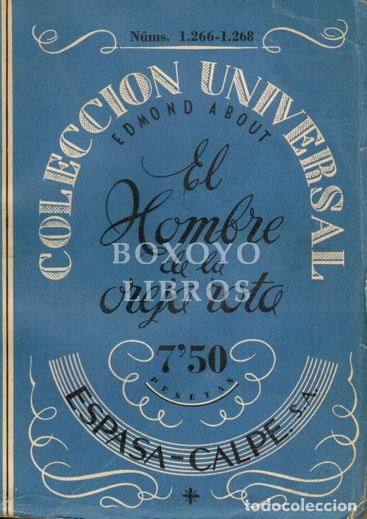 Libros: ABOUT, Edmond. El hombre de la oreja rota. Traducci&oacute;n de Carlos Villacieros