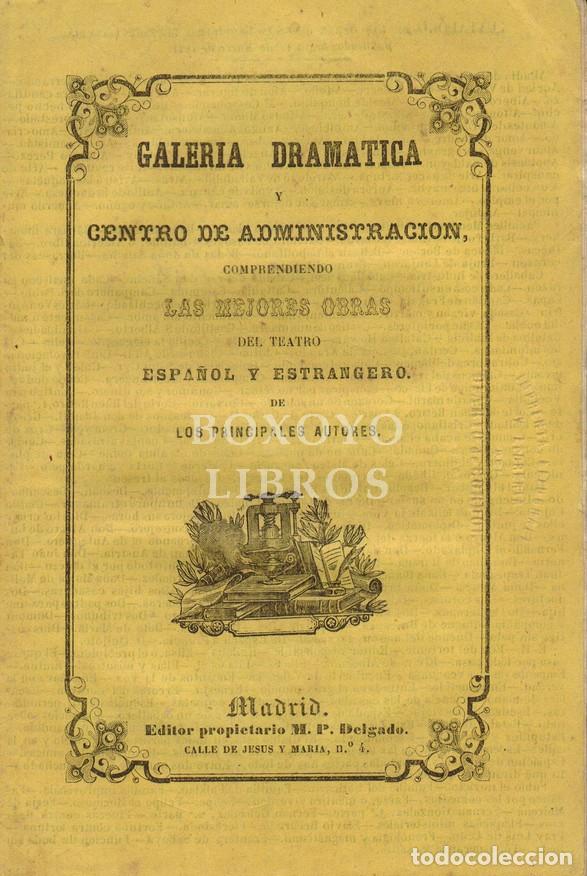 Livres: BOUCHARDY, M.J. El campanero de San Pablo. Drama den cuatro actos, con un pr&oacute;logo, por.../