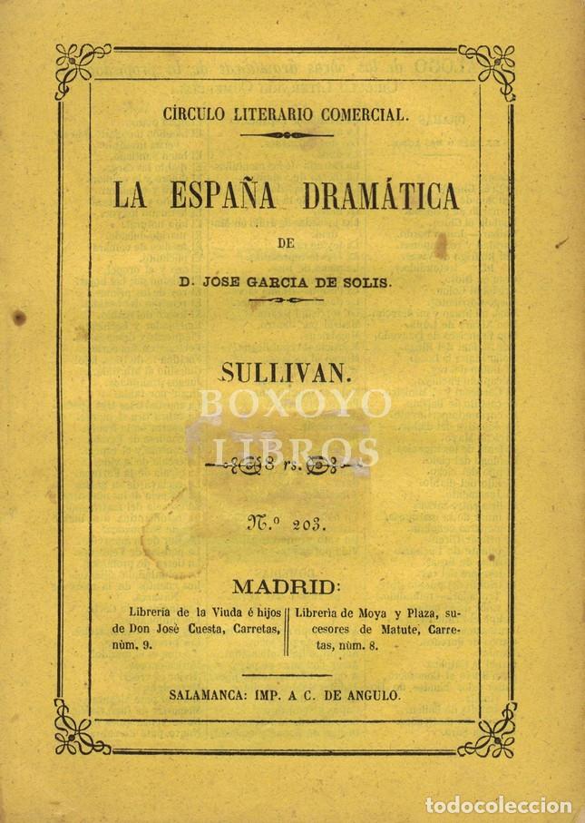 Libros: MELESVILLE. Sullivan. Comedia en tres actos. Escrita en franc&eacute;s por.../. Traducida por D. Isidoro Gi