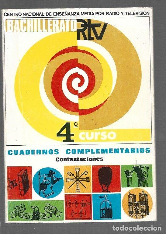 Livros em segunda m&atilde;o: BACHILLERATO 4&ordm; CURSO. CUADERNOS COMPLEMENTARIOS. CONTESTACIONES - VARIOS
