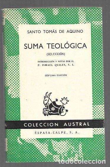 Livres: SUMA TEOLOGICA (SELECCION) - SANTO TOMAS DE AQUINO