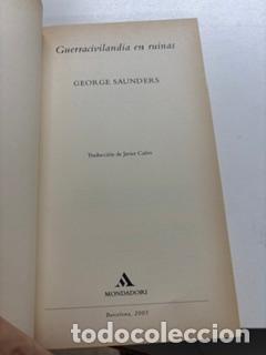 Libros: Guerracivilandia en ruinas - George Saunders - Foto 5