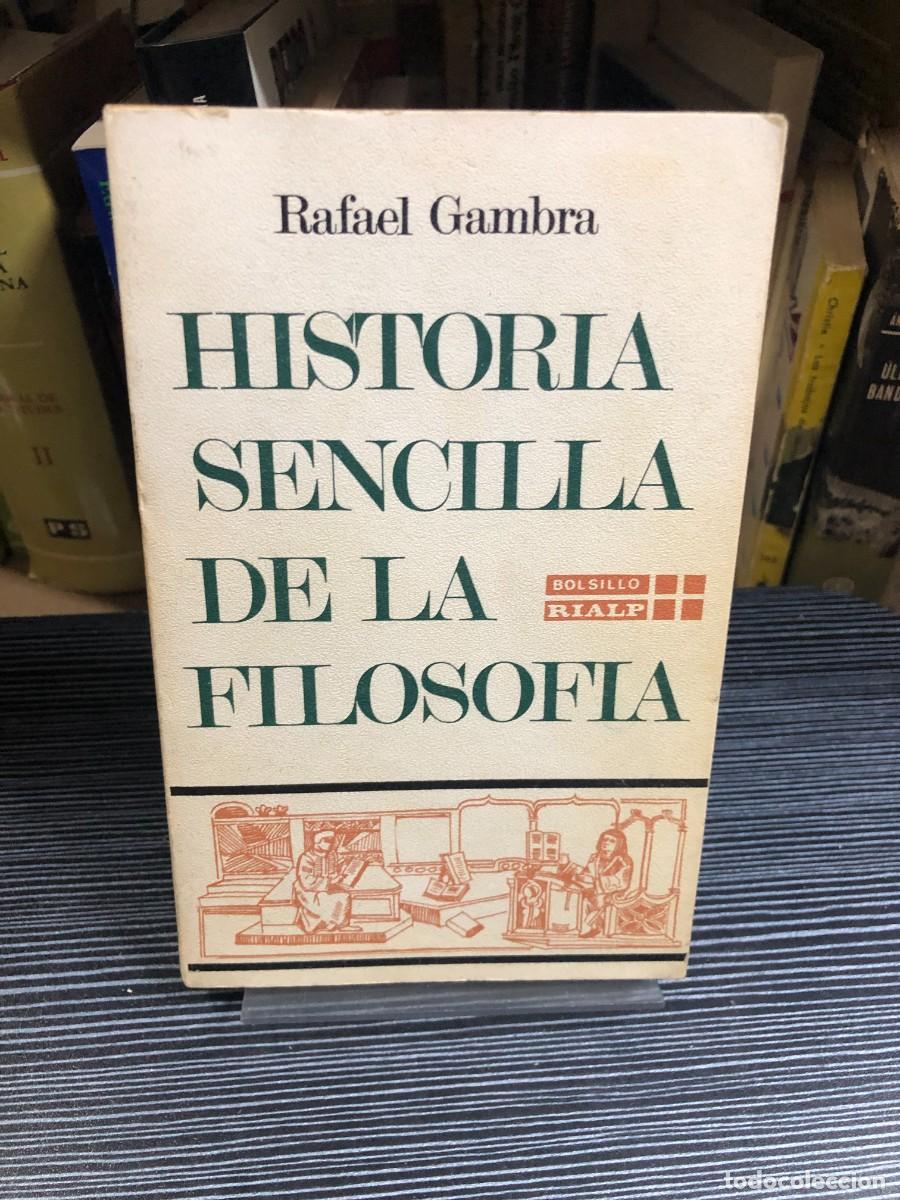 Libros: Historia sencilla de la filosof&iacute;a Rafael Gambra