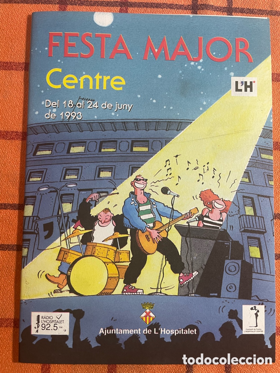 Libros: Programa Festa Major L'Hospitalet Centre 1993