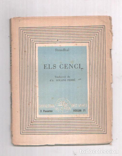 Libros: Els Cenci - Stendhal