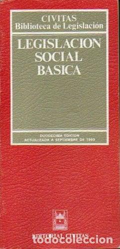 Libros: Legislaci&oacute;n social b&aacute;sica