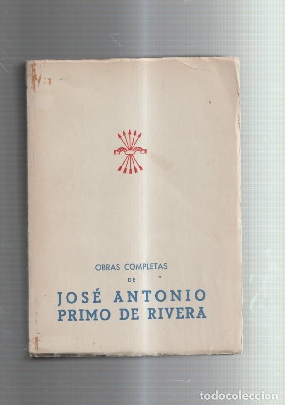 B&uuml;cher: Obras completas de Jose Antonio Primo de Rivera -
