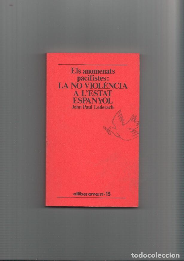 books: La no violencia a l estat Espanyol - John Paul Lederach