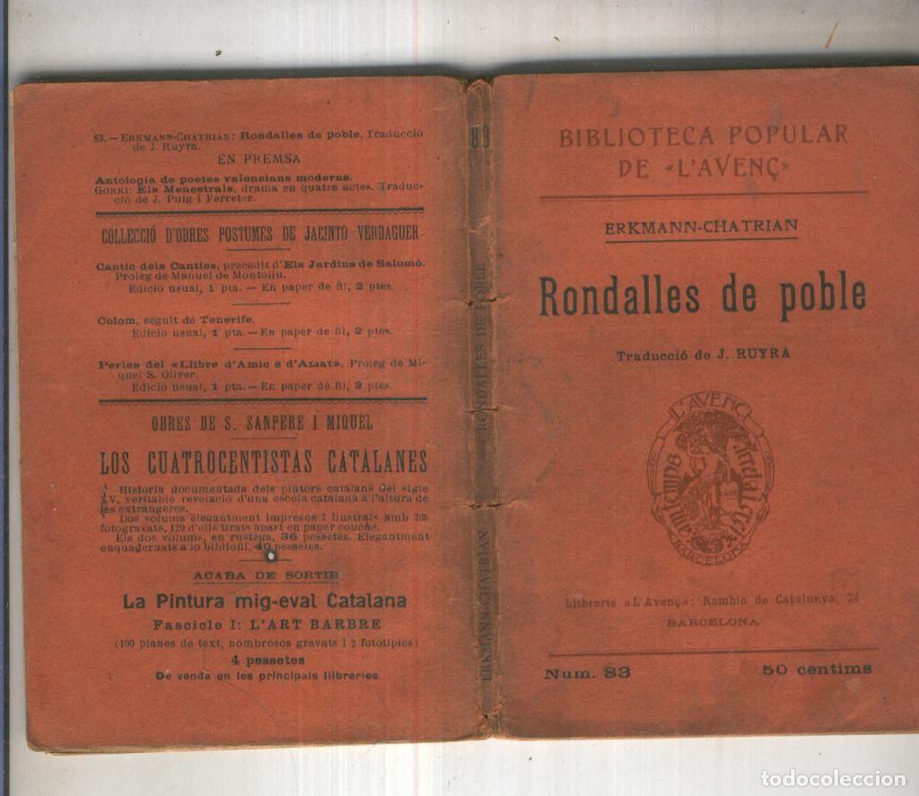Libri di seconda mano: Rondalles de poble - Erkmann Chatrian