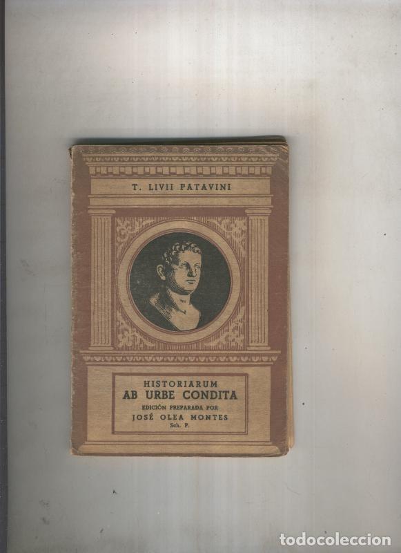 books: Historiarum ab urbe condita - T. Livii Patavini