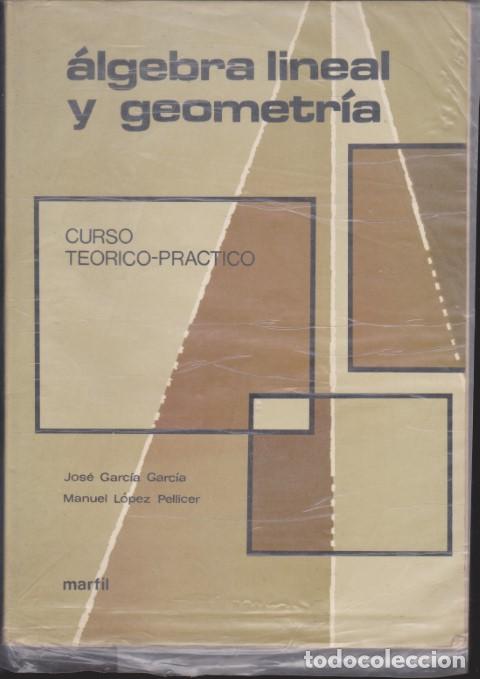 Libri di seconda mano: &Aacute;LGEBRA LINEAL Y GEOMETR&Iacute;A. CURSO TE&Oacute;RICO-PR&Aacute;CTICO - JOS&Eacute; GARC&Iacute;A GARC&Iacute;A - MANUEL L&Oacute;PEZ PELLICER