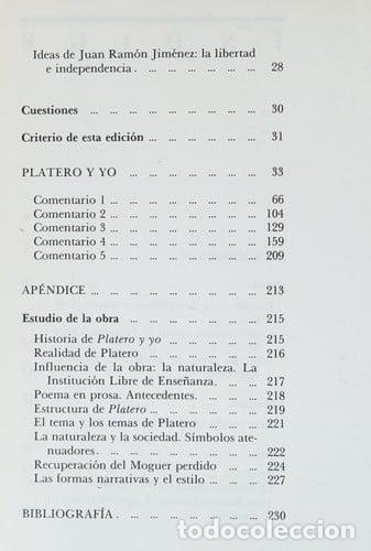 Libros: Platero y yo - Jim&eacute;nez; Juan Ram&oacute;n