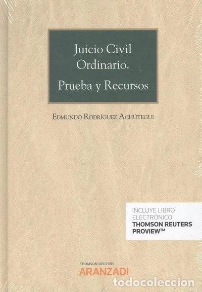 books: Juicio Civil Ordinario. Prueba y Recursos- 9788413080932