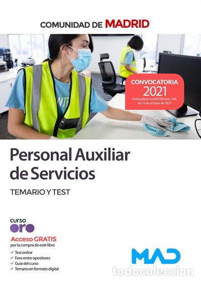 B&uuml;cher: Personal Auxiliar de Servicios de la Comunidad de Madrid. Temario y test- 9788414250297