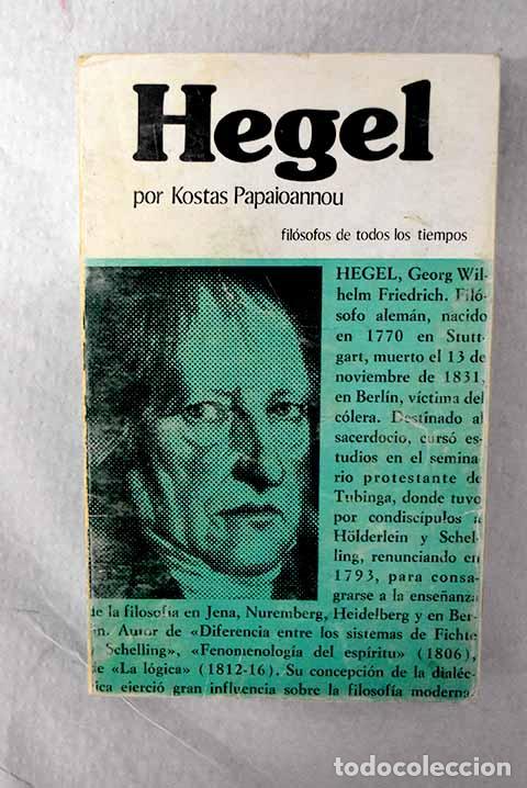 B&uuml;cher: Hegel: Papaioannou, Kostas.- Papaioannou, Kostas