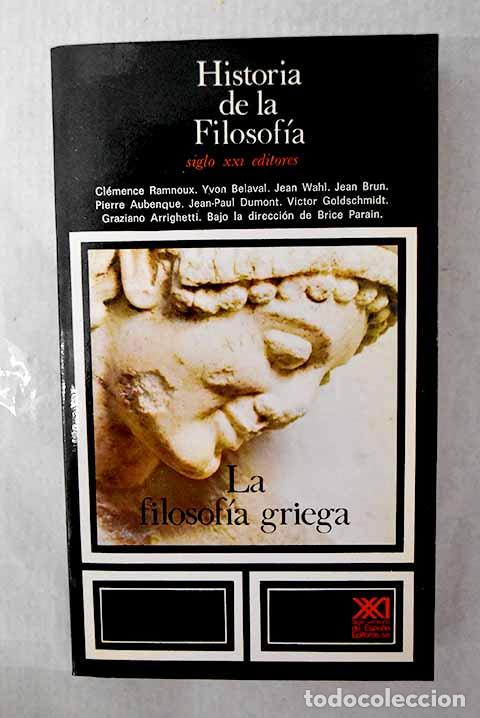 Libri di seconda mano: La filosof&iacute;a griega: