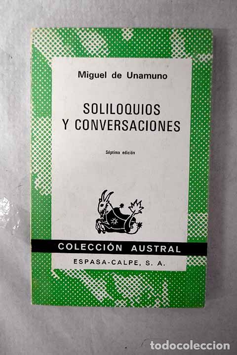Libros: Soliloquios y conversaciones.- Unamuno, Miguel de