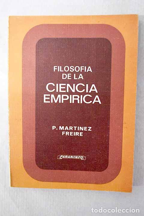 Libros: Filosof&iacute;a de la ciencia emp&iacute;rica: un estudio a trav&eacute;s de Whewell.- Mart&iacute;nez Freire, Pascual