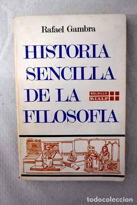 Livros em segunda m&atilde;o: Historia sencilla de la filosofia.- Gambra, Rafael