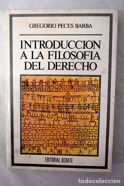 Livros em segunda m&atilde;o: Introducci&oacute;n a la filosof&iacute;a del derecho.- Peces-Barba, Gregorio