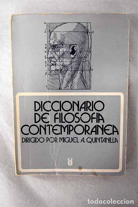Livros em segunda m&atilde;o: Diccionario de filosof&iacute;a contempor&aacute;nea