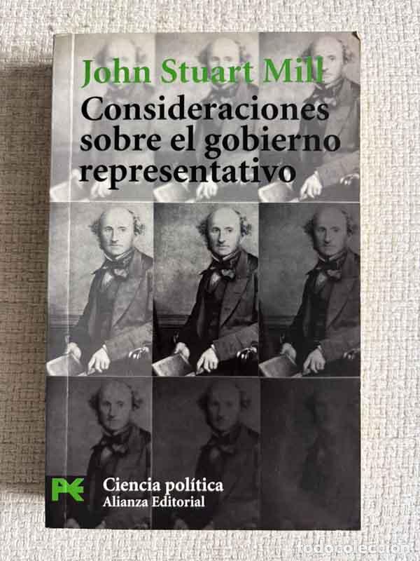 Libros: Consideraciones sobre el gobierno representativo - John Stuart Mill