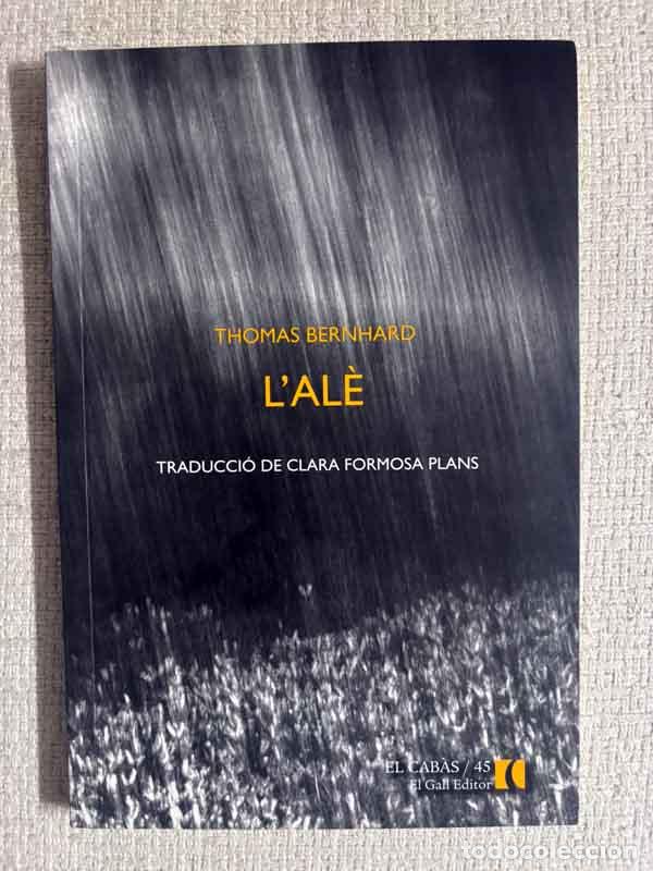 Livros em segunda m&atilde;o: L'al&egrave; - Thomas Bernhard