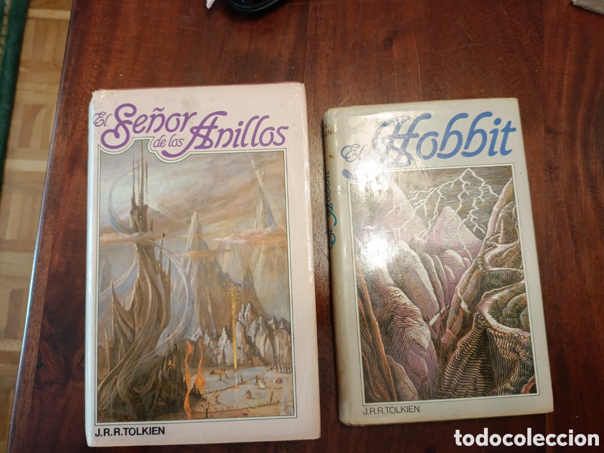 Libros: El se&ntilde;or de los anillos. El Hobbit. J.R.R. TOLKIEN